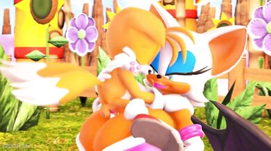 Riding Tail's Breasts (with sound)