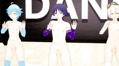 "Tentacle Sex with Genshin Boys in the FAS-4 Dance Club!"