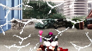 "Goku's Dragon Fist Crushes Shermie's Virgin Ass with a Cumshot of Epic Proportions"