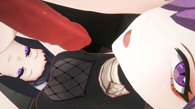 'Tentacle Ra*pe 3D Animation with Kuki and Shinobu's Blowjob Deep Throat Futanari Delta Hentai '