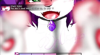 "Revenge of the Nerd: Cait Sith's Ultimate Orgy with Hold Her"