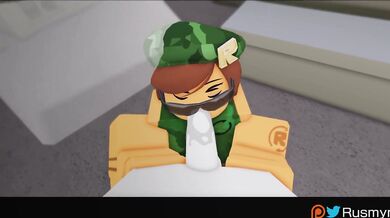 'Driller Sergeant Cams Blowjob and Rusmynth'