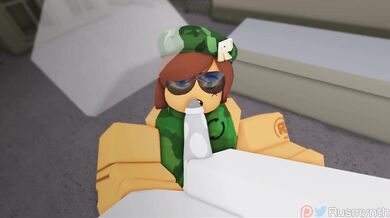 'Driller Sergeant Cams Blowjob and Rusmynth'