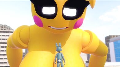 'Hentai Giantess Toy Chica Looking for Growth: The Perverted Giants'