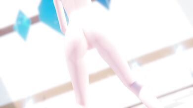 "Miku and Rin share a passionate lap tap love scene in HD."