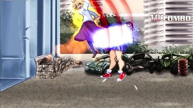 'Yoko and Sakura's Panty-Squirting Cum Bursts fill Archueid's Tight Throat, Overflowing his Stuffed Gut!'