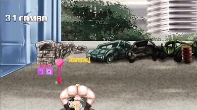 'Ryougi relentlessly ravages Moondragon's throat and climaxes deep within his esophagus'