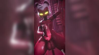 'Moxxie Jerking His Huge Red Cock as He Screws with SFM Porn Video'