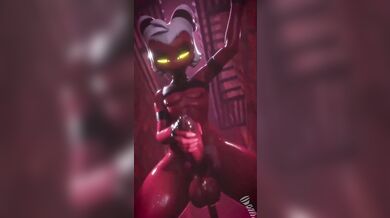 'Moxxie Jerking His Huge Red Cock as He Screws with SFM Porn Video'