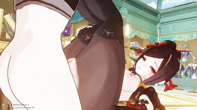 'Chiori's Hot Legs Up Against The Wall In English'