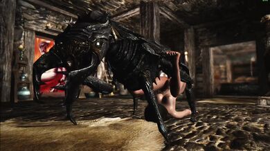 'A Buggy Love Affair: When a Giant Insect Meets Its Match in the Form of a Bone-Zone Wielding Seductress'