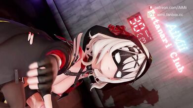 'Sexy Futa Dancing to Good Luck MMD'