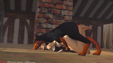 Lara gets her paws on some doggy love in the wild!