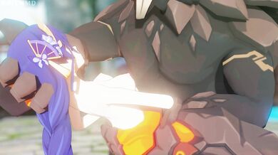 "Afraid to Ask for Help, Raiden in Trouble with Raving MMD Babes!"