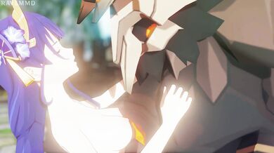 "Afraid to Ask for Help, Raiden in Trouble with Raving MMD Babes!"