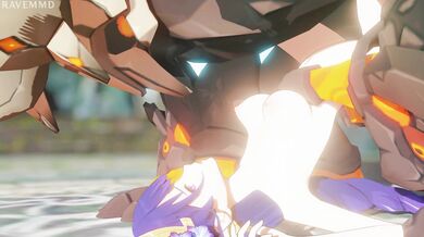 "Afraid to Ask for Help, Raiden in Trouble with Raving MMD Babes!"