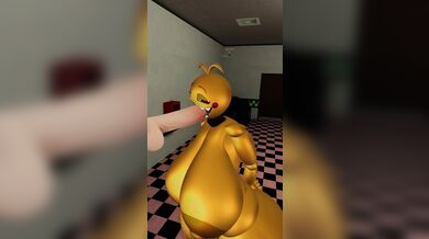 'Young maiden sucks on a massive dick like it's her job!'