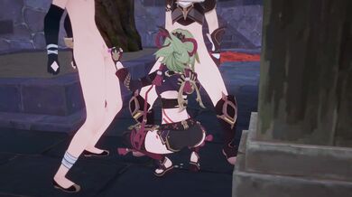 "[MMF3P][Genshin] Kuki Service - Shinobu Scene 2 in 4K Ultra HD Quality [Koibito%"