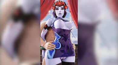 'Mastering the Art of Hentai: Widowmaker's Costume Collection - Save Ass!'