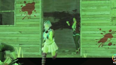 Porn-star Nataly is having an orgasmic moment while her character is getting fucked in every hole by her co-stars in this hentai MV.