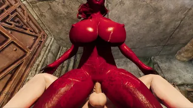 'Busty Elven Princess in Fantasy World Makes Love to Horny Ork '