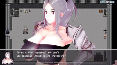 'Mighty Queen Titania and her massive futa ass locked up in a sexy prison game!'