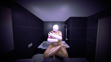 'Scientists in the Lab: A Hentai Bathroom Trap'