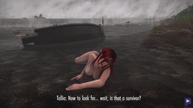 'Stranded and Submerged: Tallia's Aquatic Escapade [Podgey]'