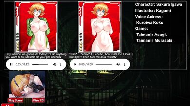 Hentai Taimanin Asagi Battle Arena with Sakura Igawa at Gosha Academy.