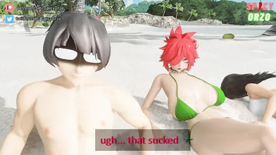 "Stranded with the Island Nymphomaniac!"