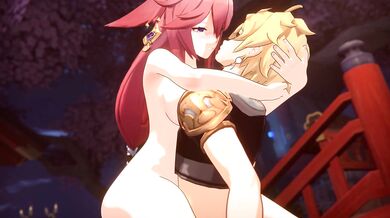 "Yae Miko - The All-In-One Hentai Package"