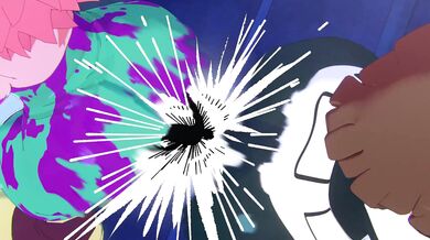 "Mina and Ochaco Catch a Criminal [ScragBoy] in the Trap!"