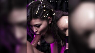 'Sonya Blade's Epic Blowjob Adventure with Mileena from Mortal Kombat 1, Featuring Fleshy Suction Sounds and Trembling Orgasmic Moans'