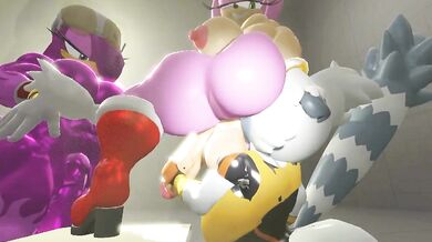 "Sexy Tangle, Wave and Amy in a Frenzy of Hentai Porn!"