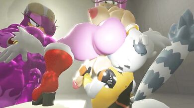 "Sexy Tangle, Wave and Amy in a Frenzy of Hentai Porn!"