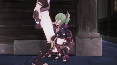 "Side-cam Genshin Shinobu Service - Kuki Scene 2 [4K] [Koibito]"