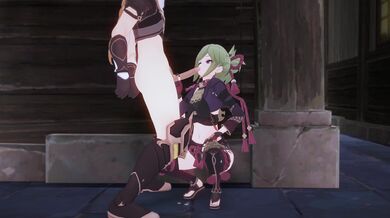 "Side-cam Genshin Shinobu Service - Kuki Scene 2 [4K] [Koibito]"