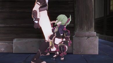 "Side-cam Genshin Shinobu Service - Kuki Scene 2 [4K] [Koibito]"