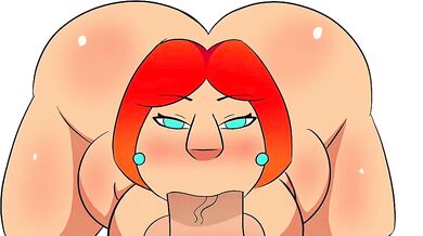 "The Sultry Seductress of the Griffin Household: Lois Griffin Deepthroats in a Tantalizing Loop!"