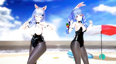 "Heart-Pounding Dance with Pekora and Her Mother, Usada!"