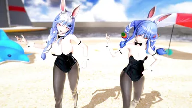 "Heart-Pounding Dance with Pekora and Her Mother, Usada!"
