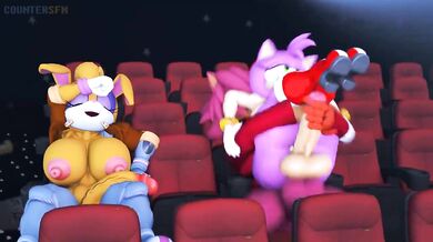 'Panty-sniffing harem of wild animals'