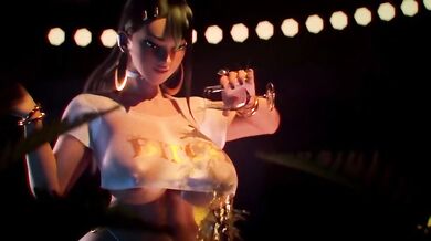 The hot and sexy Anya is all tied up with ropes, her breasts are exposed as she moans in agony while Scragboy uses his wine bottles to tor*ture her.