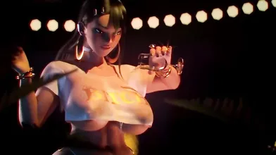 The hot and sexy Anya is all tied up with ropes, her breasts are exposed as she moans in agony while Scragboy uses his wine bottles to tor*ture her.