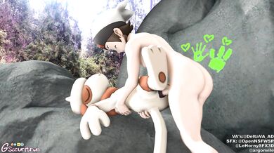 'Squirt-on-my-Mascot: Smeargle Gets Cumfy'