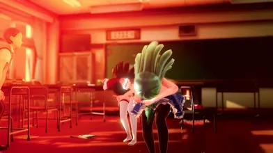 Sanae and Reimu School Photoshoot - Sex Dance Remake Porn Creation Committee Gameplay