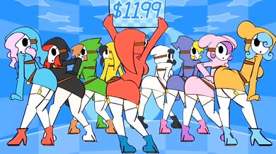 Le ShyGals sono come cheerleader, ma non ci sono squadre di calcio a cui seguire!