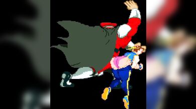"M. Bison finally gets his hands on Chun Li and punishes her for not being submissive enough."