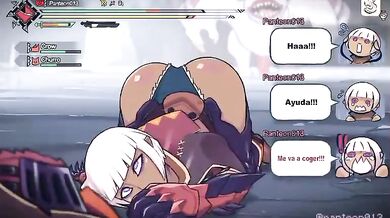 The Huntress and the Khezu: A Love Story Note: Khezu is a monster from Japanese folklore that resembles a giant centipede with human-like arms.