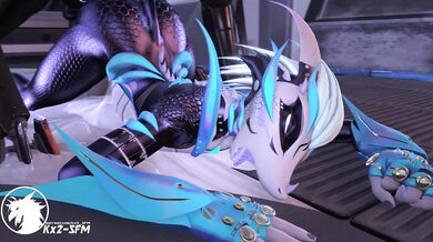 'Busty redhead gets pleasured with toys in her bedroom while watching Hentai anime on her digital screen'